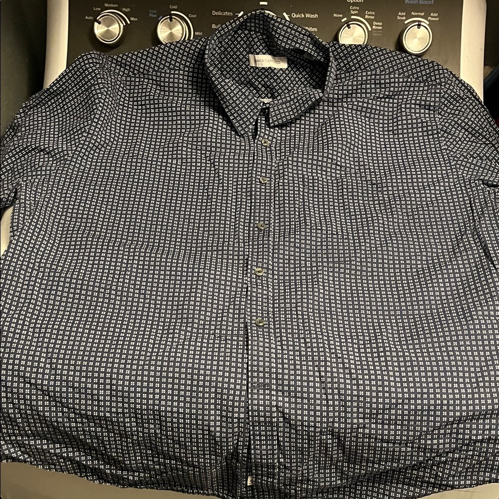 XXL S/S James Campbell Casual Dress Shirt